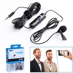 Boya BY-M1 is an Omni directional lavaliere microphone, designed for Smartphones, DSLR, Camcorders, Audio recorders PC etc., it is perfect for video .