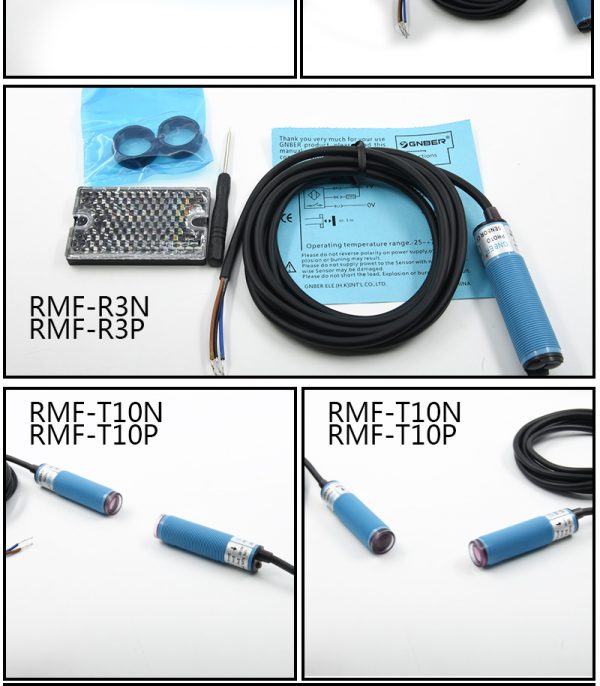 RMF-DU40P M18 PNP often opens the waterproof infrared diffuse photoelectric switch sensor.